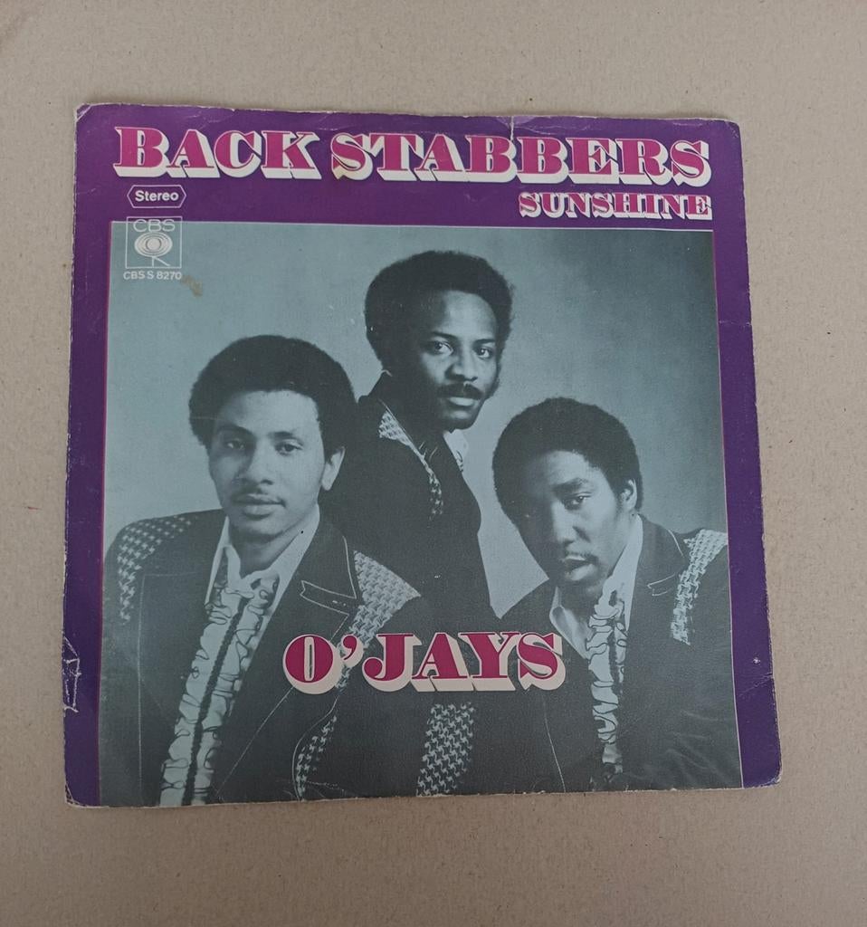 The O'Jays  - Back Stabbers, Gebruikt, 7 inch, Single, Ophalen of Verzenden