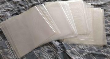 85 Stevige plastic Platen LP hoezen beschikbaar voor biedingen