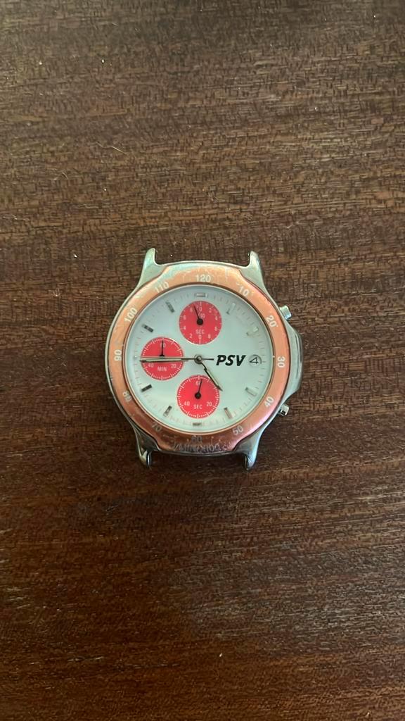 Vintage PSV horloge, Verzamelen, Sportartikelen en Voetbal, Zo goed als nieuw, Overige typen, PSV, Ophalen of Verzenden