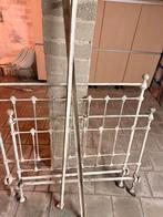 Vintage Wit IJzeren Frans Bedframe, Antiek en Kunst, Antiek | Meubels | Bedden, Ophalen