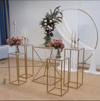 Gouden Backdrop Set met 5 Pilaren & Accessoires, Ophalen, Nieuw