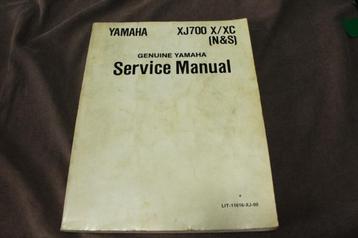 Yamaha XJ700 X XC N&S 1985 motorcycle service manual XJ 700 beschikbaar voor biedingen