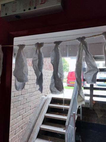 Witte Feestslinger - Bruiloftsdecoratie beschikbaar voor biedingen