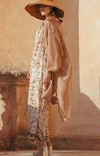 Mes Demoiselles gestreept zijde blouse-jurk mt 2 Nieuw €325,, Kleding | Dames, Maat 38/40 (M), Mes Demoiselles, Bruin, Nieuw