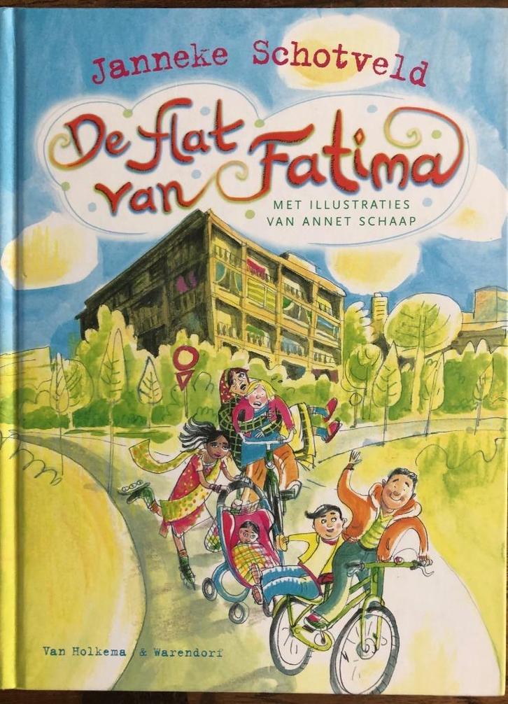 Janneke Schotveld - De flat van Fatima, Boeken, Kinderboeken | Jeugd | onder 10 jaar, Zo goed als nieuw, Fictie algemeen, Ophalen of Verzenden