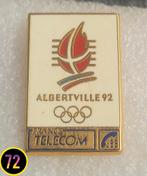Pin Albertville 92 France Telecom, Verzamelen, Verzenden, Gebruikt