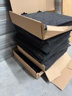 Partij Tapijt Vloertegels - Zwart/Grijs 50x50, Ophalen, 50 tot 100 cm, Vierkant, 50 tot 100 cm