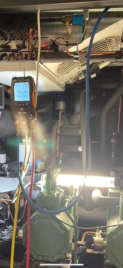 Horeca koeling/market koeling Installatie, Witgoed en Apparatuur, Airco's, Gebruikt, Wandairco, 3 snelheden of meer, Ophalen of Verzenden