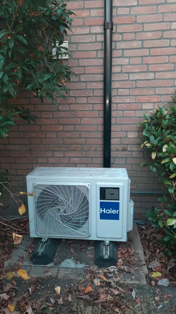 Split-Airco Haier type Tundra, Witgoed en Apparatuur, Airco's, Zo goed als nieuw, Wandairco, 3 snelheden of meer, Ventileren, Verwarmen