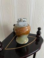 Marmer aansteker onyx marble groen bruin, Ophalen, Gebruikt, Aansteker