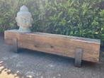 Hardhouten Azobe tuinbanken op maat gemaakt, Tuin en Terras, Tuinbanken, Ophalen, Zo goed als nieuw, Hout