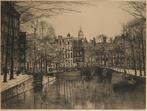 Ets - Amsterdamse grachten (Josseaud), Ophalen of Verzenden