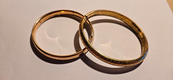 Doublé goud armbanden, Sieraden, Tassen en Uiterlijk, Antieke sieraden, Armband, Overige materialen, Verguld, Verzenden