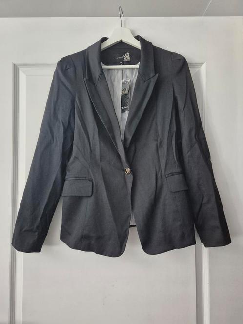 ATF Attentif zwarte blazer - Mt 42, Kleding | Dames, Jasjes, Kostuums en Pakken, Nieuw, Jasje, Maat 42/44 (L), Zwart, Ophalen of Verzenden