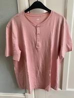 ***H&M*** Heren T-shirt – Grandad Style – Maat L, Maat 52/54 (L), Ophalen of Verzenden, Zo goed als nieuw, Roze