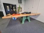 Industriele tafel, Ophalen, Gebruikt, 100 tot 150 cm, 200 cm of meer