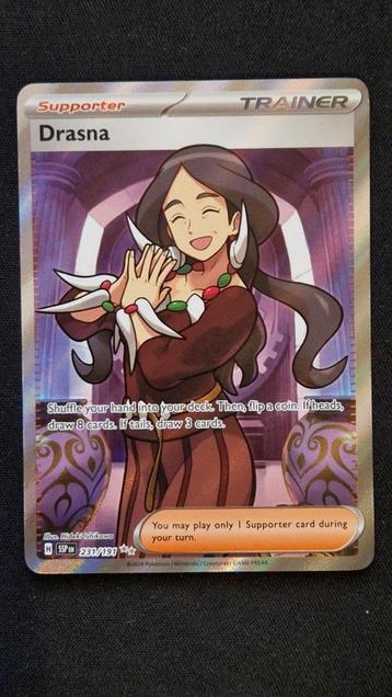 Drasna (SSP 231/191) Pokémon kaart beschikbaar voor biedingen