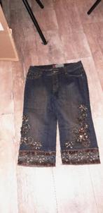 Capri broek maat 28, Ophalen of Verzenden, Zo goed als nieuw, Blauw, W28 - W29 (confectie 36)