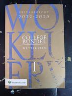 College Bundel Privaatrecht 2022-2023, Boeken, Overige vakken, Ophalen of Verzenden, Zo goed als nieuw, Wolters Kluwer