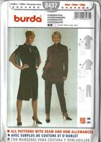 Burda naaipatroon kledingpatroon 8437 jurk tuniek maat 38-50, Broek, Vrouw, Nieuw, Burda