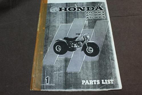 Honda ATC90 K3 K4 K5  1977 parts list, Motoren, Handleidingen en Instructieboekjes, Honda, Ophalen of Verzenden