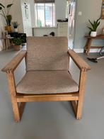 Danish design fauteuil, Gebruikt, Minder dan 75 cm, Ophalen of Verzenden, 50 tot 75 cm