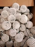 Sfeervolle Lichtjesslinger met Gehaakte Ballen, Ophalen of Verzenden, Stof, Minder dan 50 cm