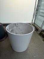 Sojaböna Ikea Witte plantenpot - Gebruikt, Tuin en Terras, 25 tot 40 cm, Overige materialen, Gebruikt, Rond