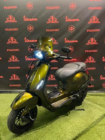 Vespa Sprint 2016! Custom Python Green / Full Malossi 80cc! beschikbaar voor biedingen