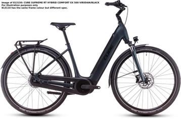 CUBE SUPREME HYBRID COMFORT ONE 500 Lageinstap Viridian/blac beschikbaar voor biedingen
