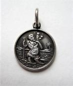 Zilveren hanger Sint Christoffel (8043-7), Antiek en Kunst, Ophalen