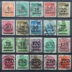 Duitse Rijk 1933 Freimarken 277-296 gebruikt (B30-7), Verzenden, Duitse Keizerrijk, Gestempeld