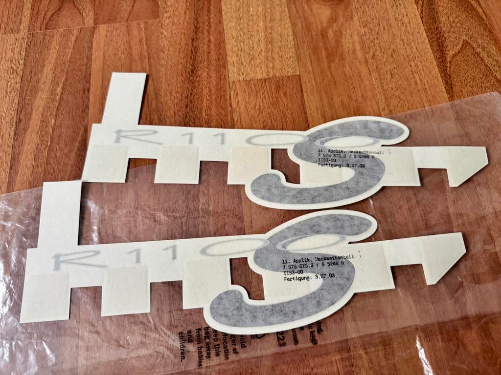 BMW R1100S BoxerCup Stickers (Randy), Ophalen of Verzenden