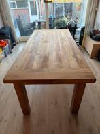Teakhouten Eettafel 220x100, Huis en Inrichting, Tafels | Eettafels, Ophalen, Gebruikt, Teakhout, 200 cm of meer