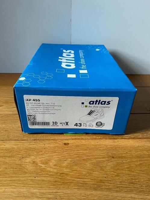 Atlas veiligheidsschoenen maat 43, Kleding | Heren, Schoenen, Nieuw, Werkschoenen, Zwart, Ophalen of Verzenden