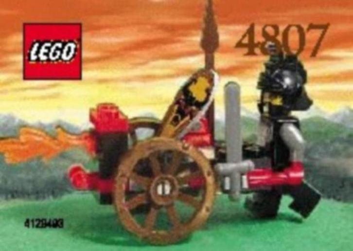 Lego Castle Knights' Kingdom I 1288 / 4807 Fire Attack, Kinderen en Baby's, Speelgoed | Duplo en Lego, Zo goed als nieuw, Lego