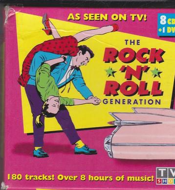 The Rock 'n' Roll Generation 180 Tracks 8 cd's +DVD  beschikbaar voor biedingen