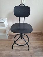 Zwarte bureau stoel. Ikea. Industriële draai stoel., Huis en Inrichting, Ophalen of Verzenden, Zo goed als nieuw, Zwart