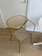 Gouden eetkamer stoelen, Huis en Inrichting, Ophalen, Zo goed als nieuw, Twee
