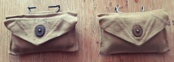 2 X US Army First Aid Pouch + Kit WW2 beschikbaar voor biedingen