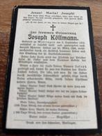 Joseph Köllmann 1876 Mettingen 1908, Ophalen of Verzenden, Bidprentje