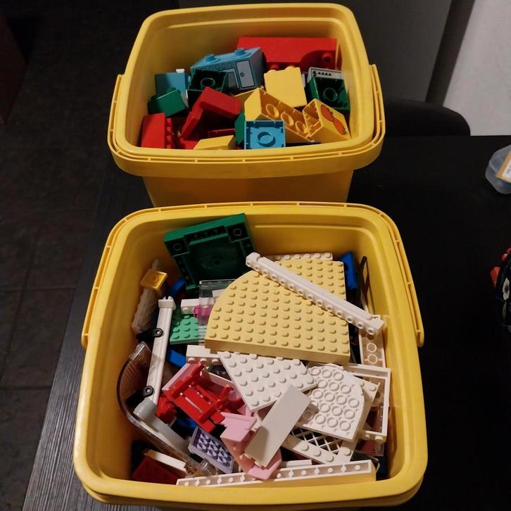 Grote partij Duplo en Lego stenen, Kinderen en Baby's, Speelgoed | Duplo en Lego, Gebruikt, Duplo, Losse stenen, Ophalen of Verzenden