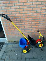 Peuter driewieler met duwstang en bakje, Ophalen of Verzenden, Gebruikt, Overige typen