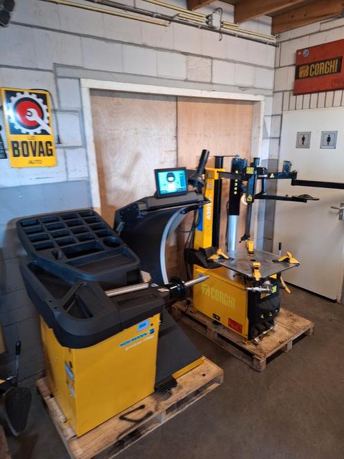 Set banden apparaat balanceer machine Hofmann Corghi hulparm, Auto diversen, Autogereedschap, Ophalen