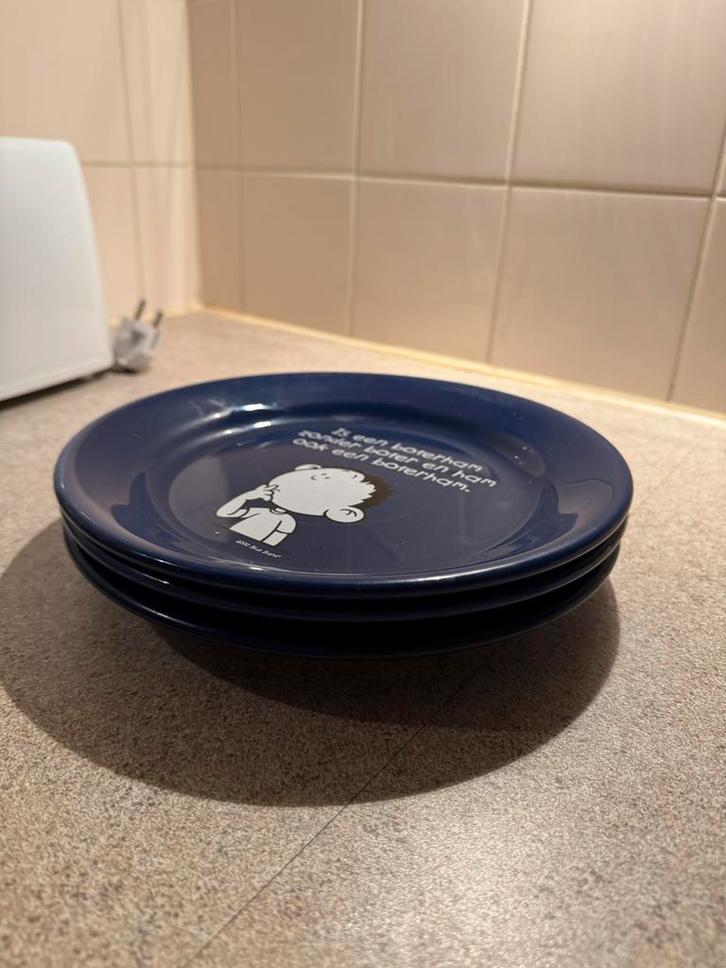 Kinderbordjes - Set van leuke borden voor kinderen, Huis en Inrichting, Keuken | Servies, Gebruikt, Bord(en), Overige stijlen