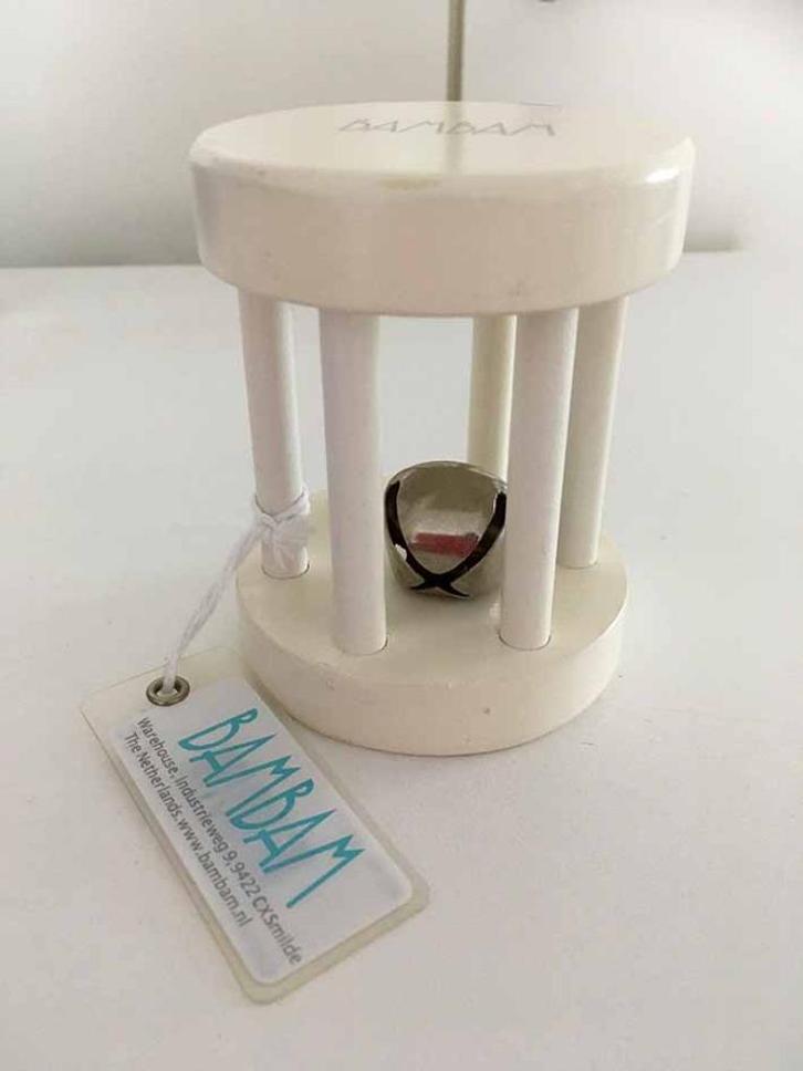 Bambam houten rammelaar - Nieuw, Kinderen en Baby's, Speelgoed | Houten speelgoed, Nieuw, Duw- of Trekspeelgoed, Ophalen of Verzenden