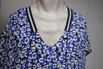 TH15 Shirt Zwart Blauw wit maat XL, Kleding | Dames, Blauw, Maat 46/48 (XL) of groter, Ophalen of Verzenden, Zo goed als nieuw