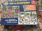 2 x jan van haasteren in 1 doos. Met posters., Ophalen of Verzenden, 500 t/m 1500 stukjes, Zo goed als nieuw