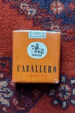 Oud dicht pakje CABALLERO Sigaretten, Tabak, Horeca, Reclame, Verzamelen, Rookartikelen, Aanstekers en Luciferdoosjes, Ophalen of Verzenden
