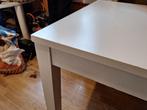 Stevige uitschuifbare tafel, Huis en Inrichting, Ophalen, 100 tot 150 cm, Zo goed als nieuw, Vijf personen of meer